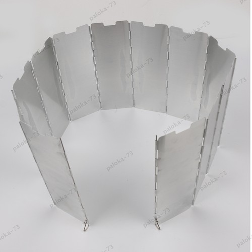 Stove wind shield plates - shield, 9-12