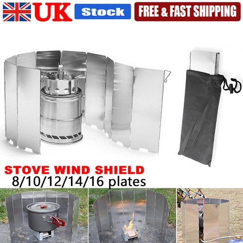 Camping stove wind shield - camping,