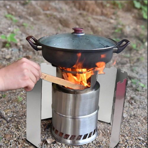 Foldable stove wind - wind, shield