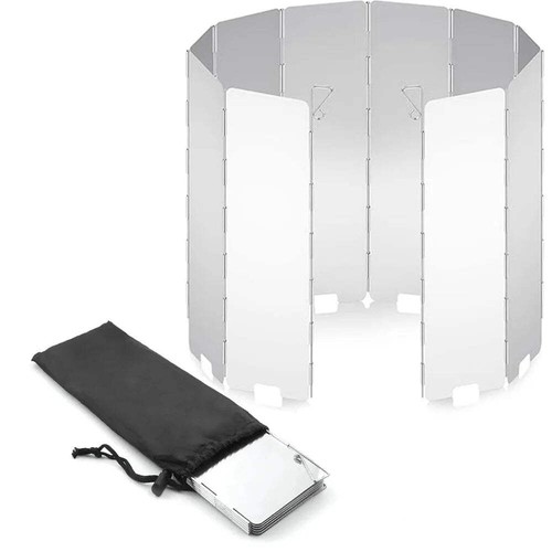 Camping stove wind shield - stove,