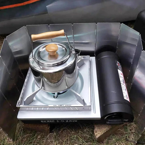 Plate folding camping - 9, stove