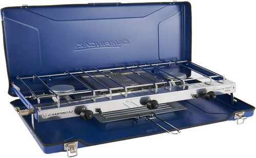 Folding double burner stove - folding,