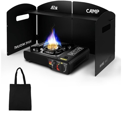 Foldable camping gas stove - foldable,