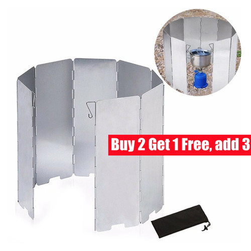 Stove wind shield - 10, plates
